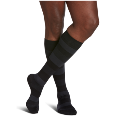 Sigvaris Microfiber Shades Compression Socks Mens Onyx